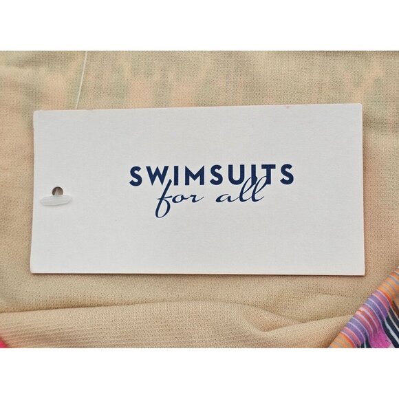 NWT Women's - Swimsuits For All Tropical Bikini Bottoms, Size 20 - Picture 4 of 8